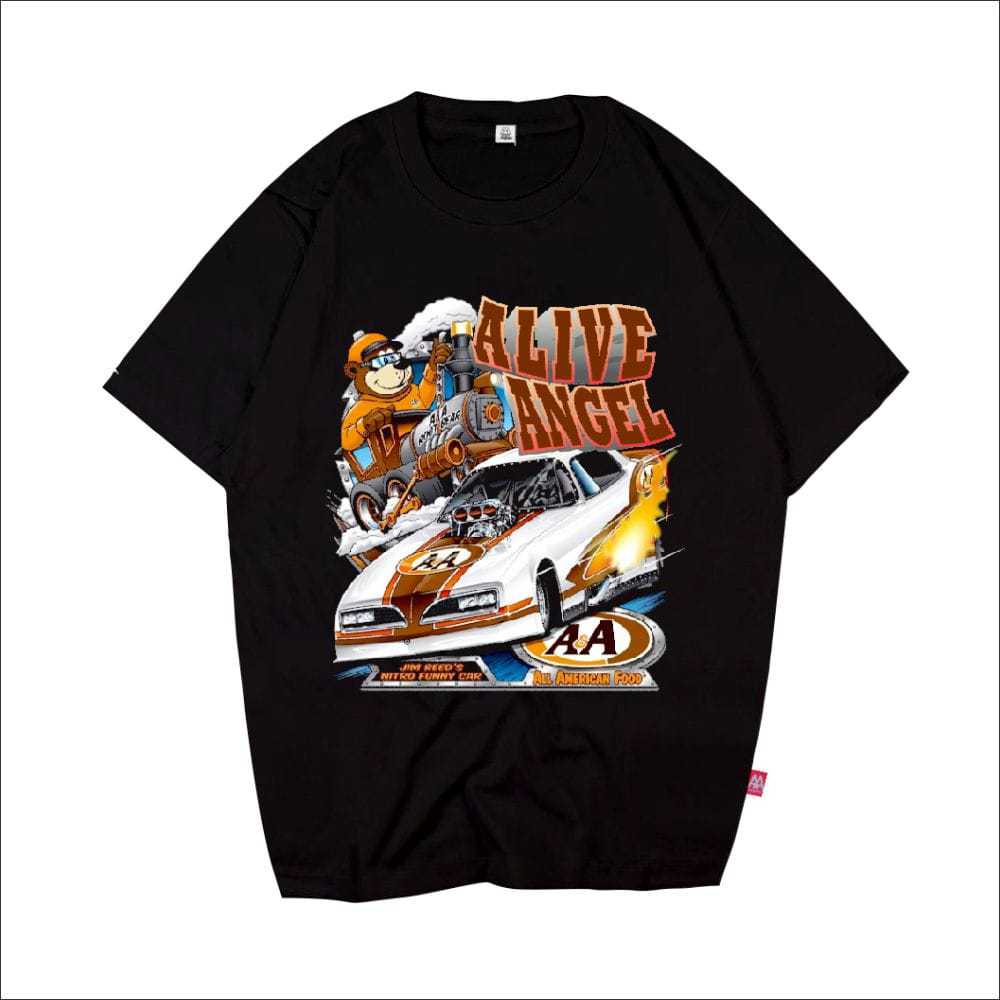 T-shirt Vintage Bandung Alive Angel Original / Kaos Beruang Nascar Pria-Wanita / Baju Surfing Anime 
