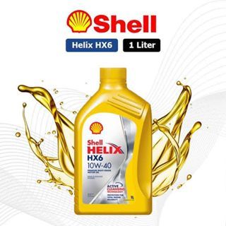 SHELL HELIX HX6 10W-40 1L | BARCODE HIJAU ORIGINAL | OLI SHELL | OLI MOBIL