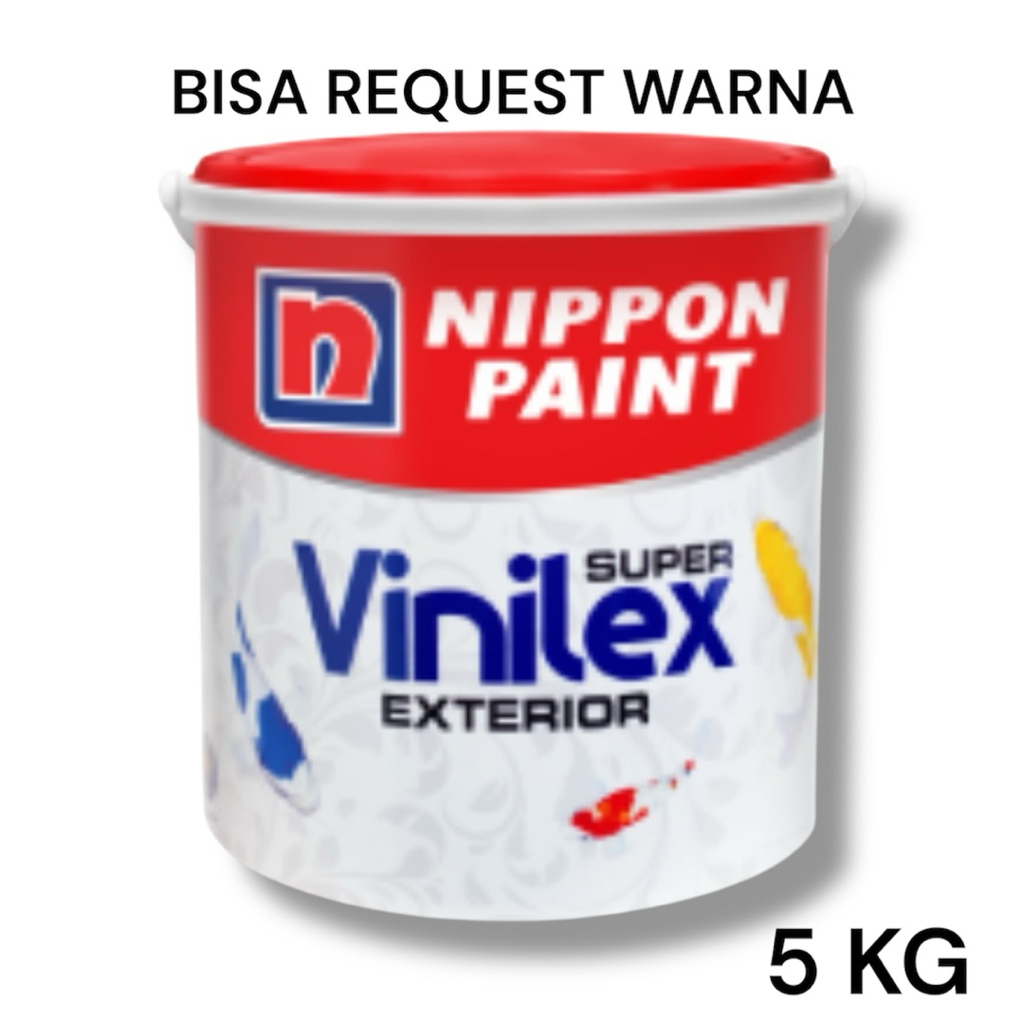 NIPPON VINILEX SUPER, CAT TEMBOK EXTERIOR NIPPON PAINT 5KG (TINTING)