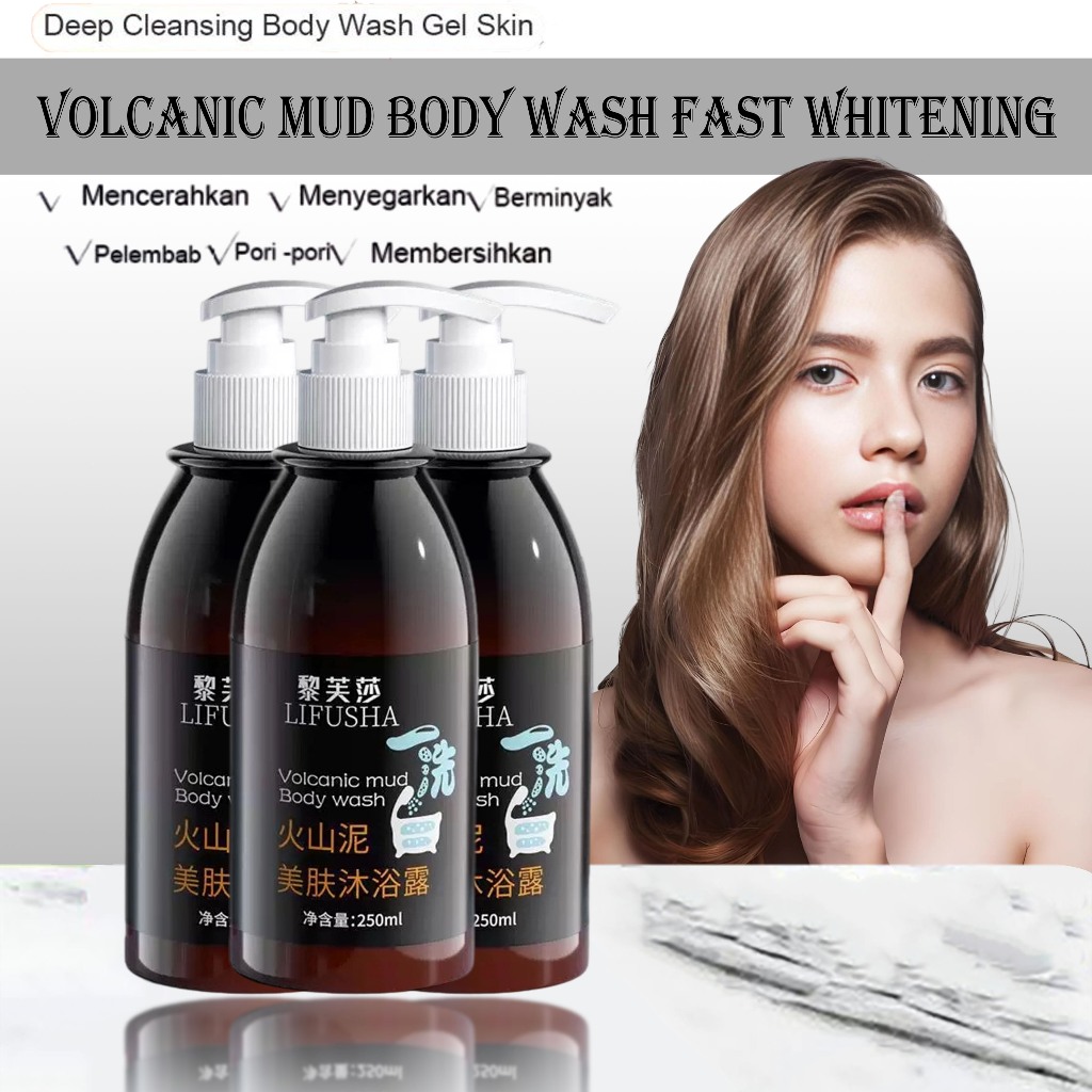 Lifusha Lotion Body Wash Volcanic Mud