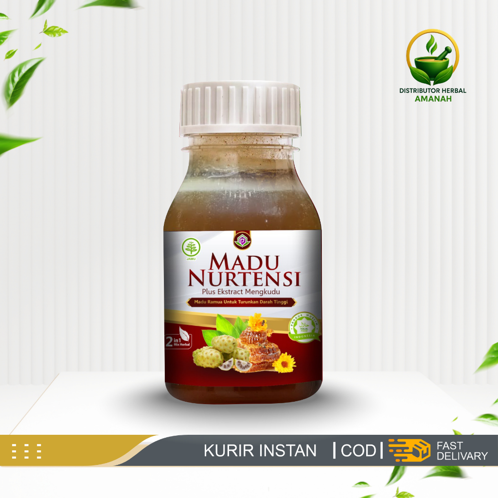 

Madu Penurun Tensi dan Sehat Jantung Nurtensi 350gr