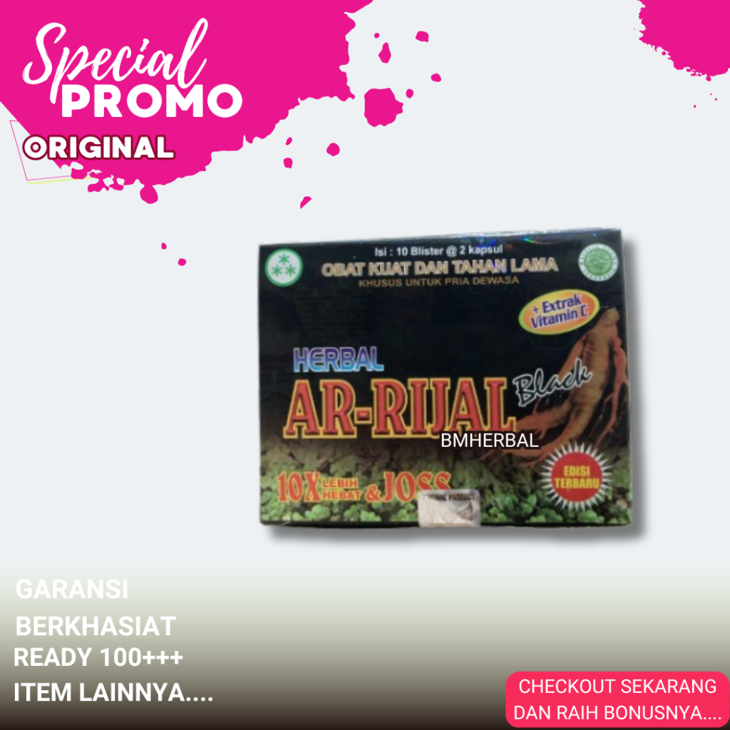 KAPSUL AR-RIJAL ORIGINAL 100%
