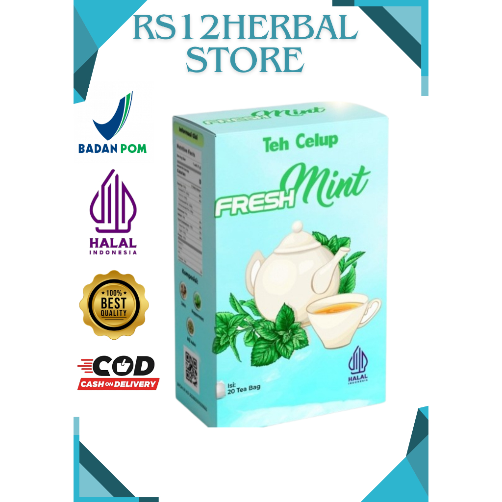 Matchana Freshmint, Obat Batuk Ibu dan Anak, Obat Batuk Herbal Fresh Mint Teh Celup Obat Batuk Ampuh