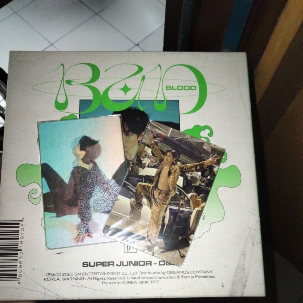 SUPER JUNIOR D&E BAD BLOOD - EUNHYUK VERSION