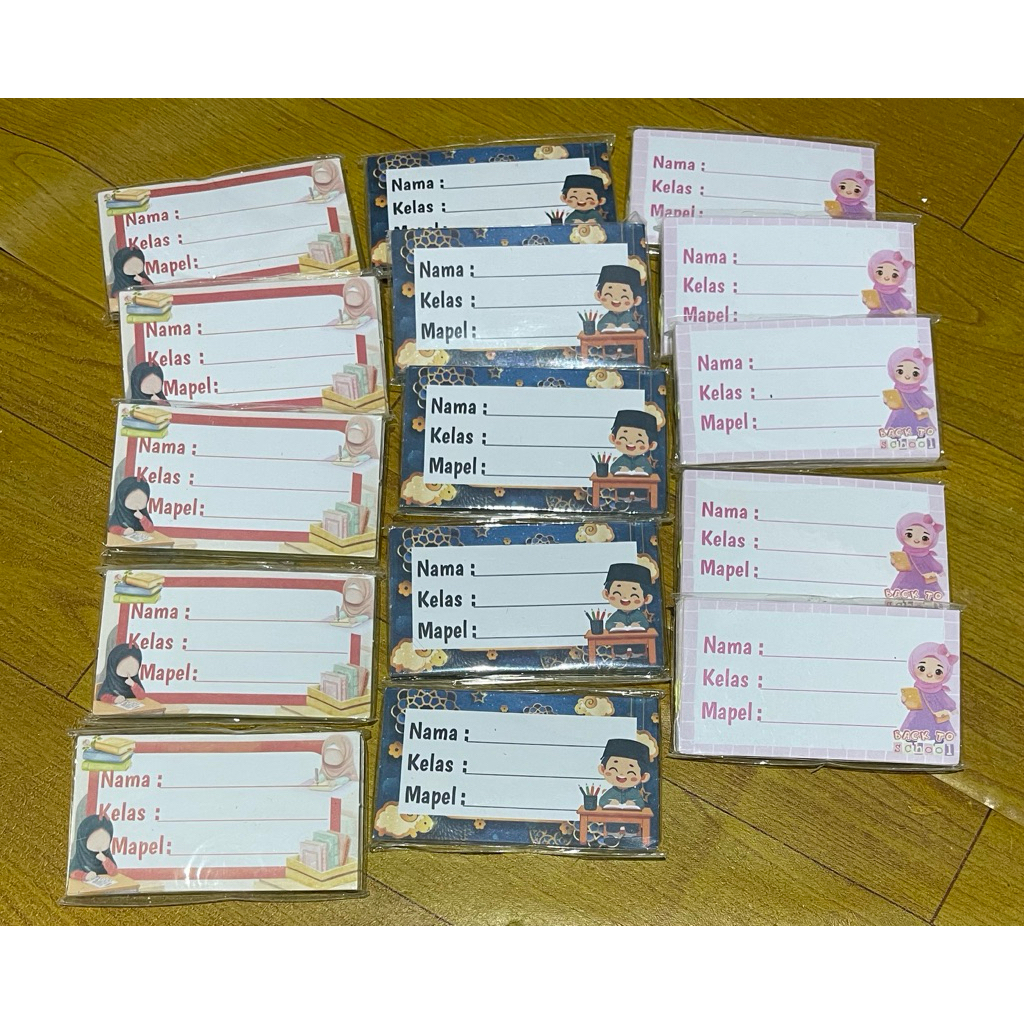 

STICKER BUKU MAPEL SEKOLAH