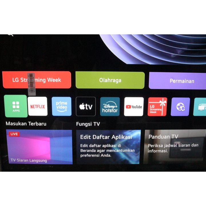[+free palet kayu] TV SECOND LG 43 INCH UHD 4K SMART TV YOUTUBE WIFI NETFLIX APPS HDMI USB KONDISI N