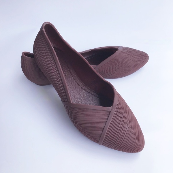 Sepatu Karet Wanita - Porto Lady XEM - Warna Coklat - Anti Air - Mudah Dibersihkan - 36 37