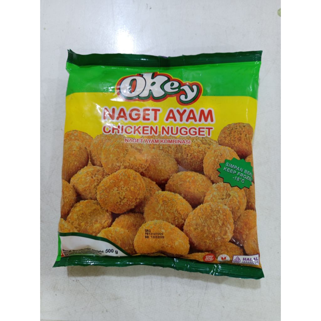 

OKEY chiken nugget combi 500gram