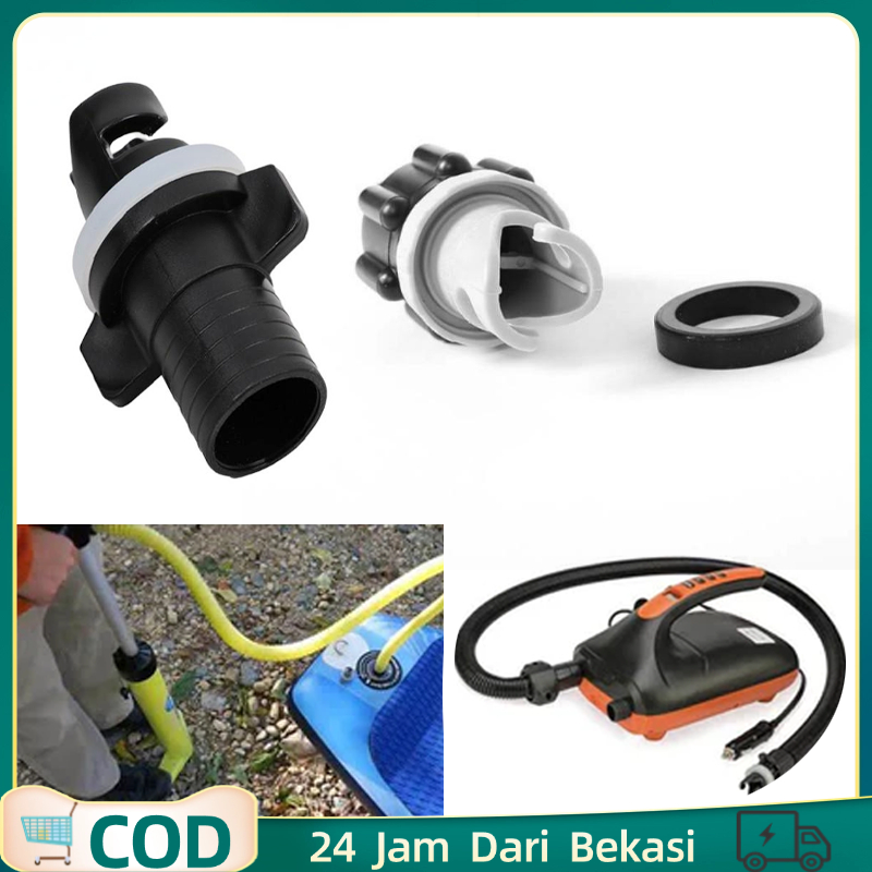 Adaptor Pompa Untuk Perahu Karet Kayak / Adaptor Valve Pengisian Angin Pompa Perahu Karet