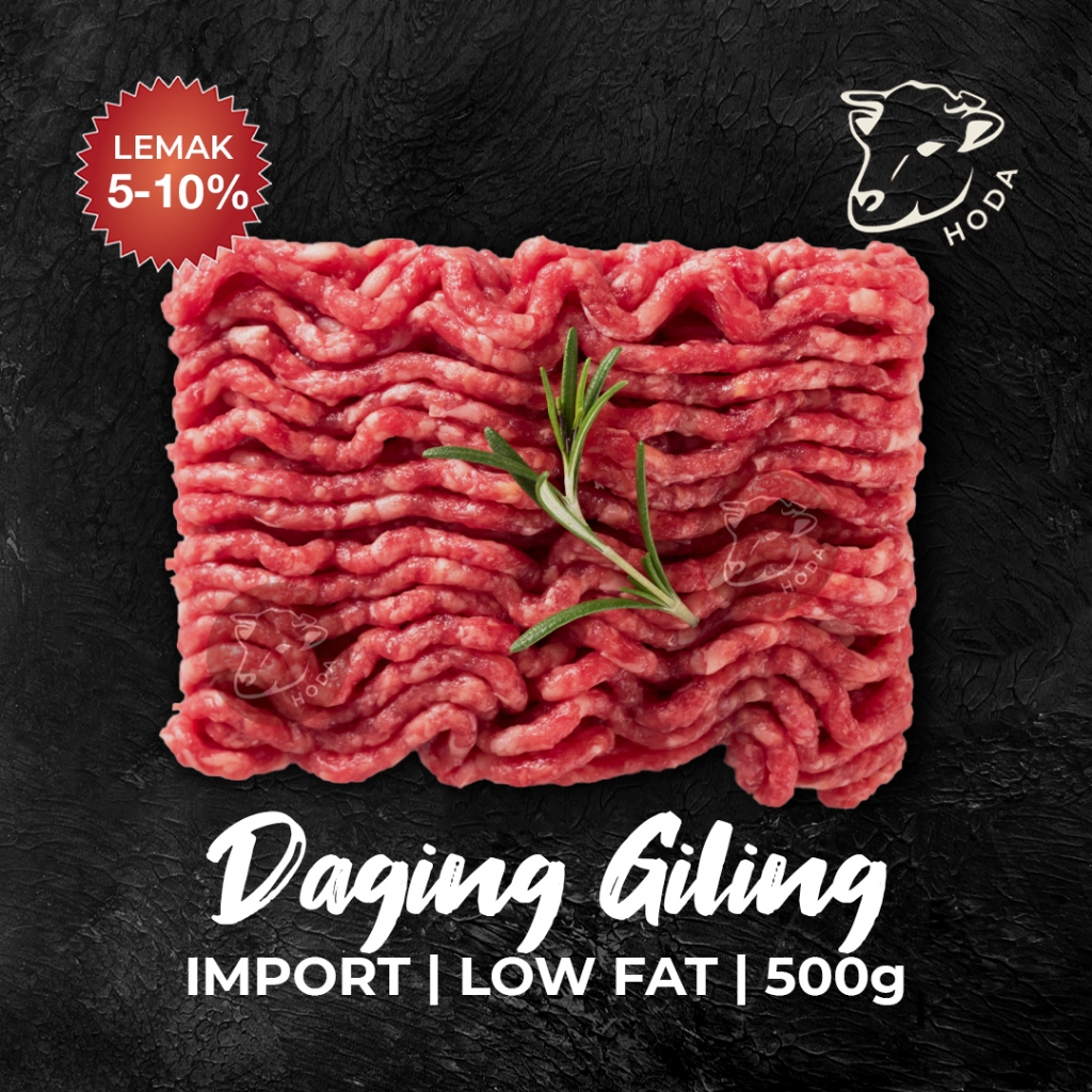 

Daging Giling Sapi Premium | Low Fat Minced Ground Beef 95CL | 500gr