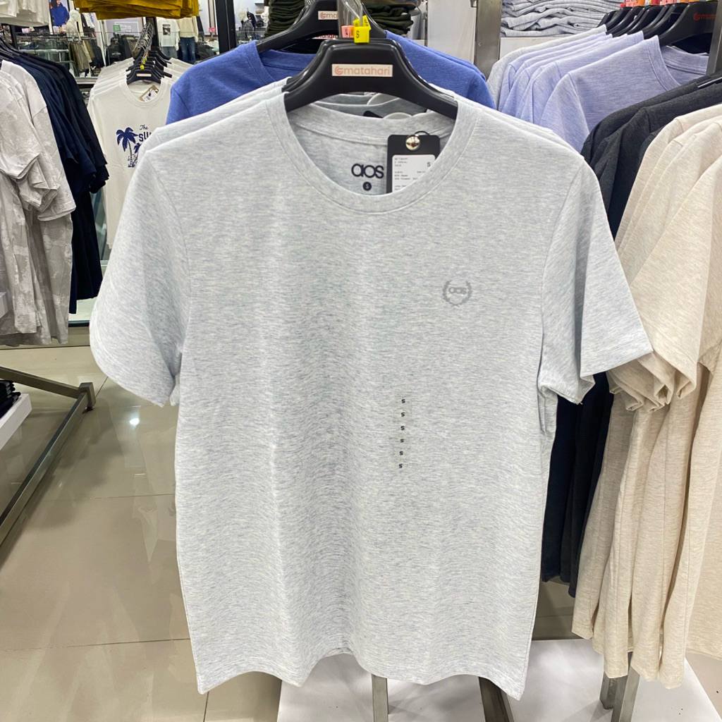 40S -  Kaos polos CREW Neck brand terbaru Depstore bahan halus Lembut Adem