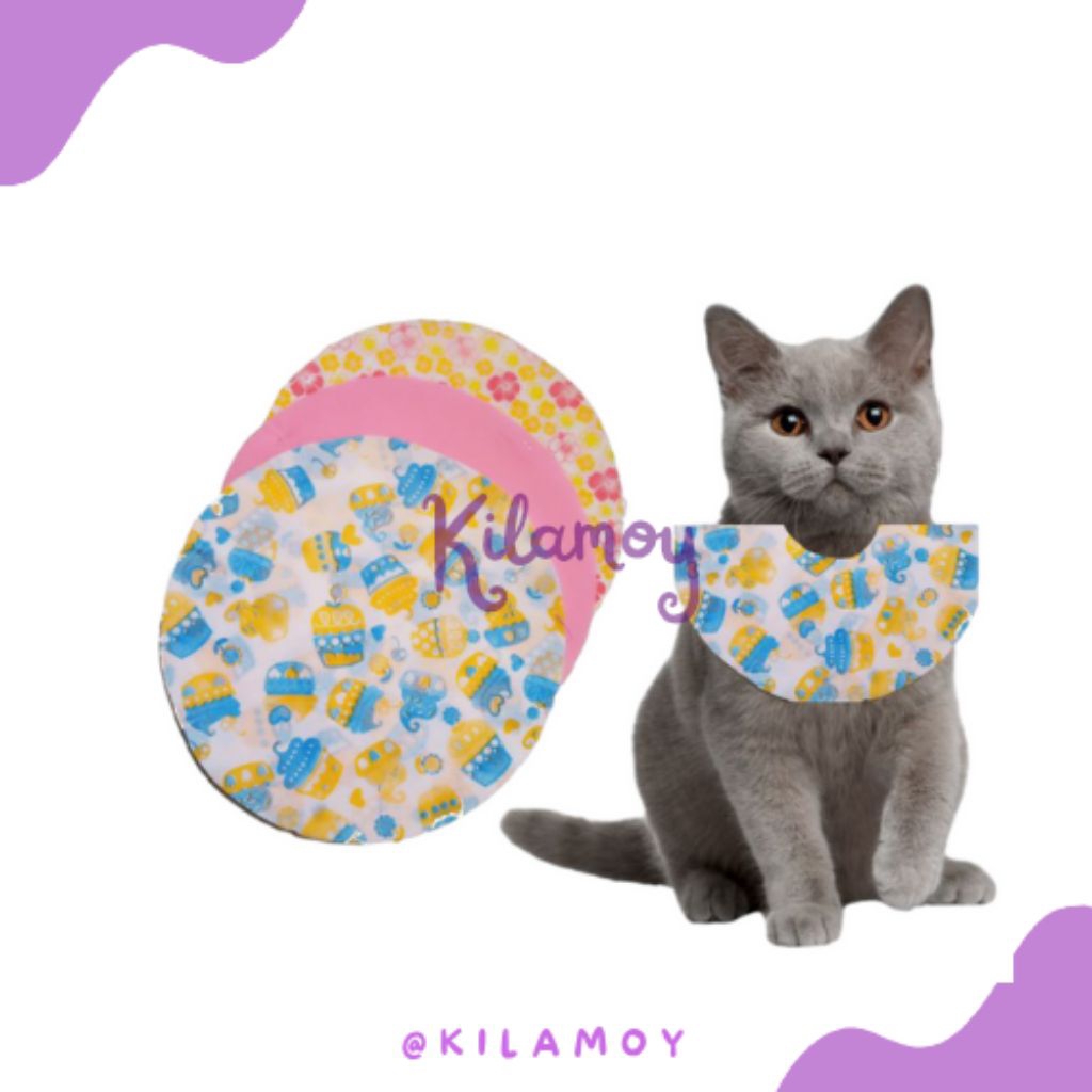 Collar Kucing Junior Kain Pengaman Collar Cat Bahan Kain