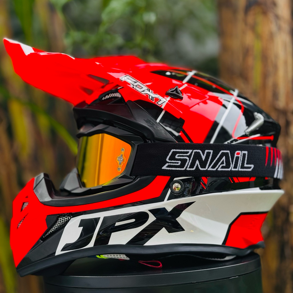 Helm Cross JPX X31 Orange
