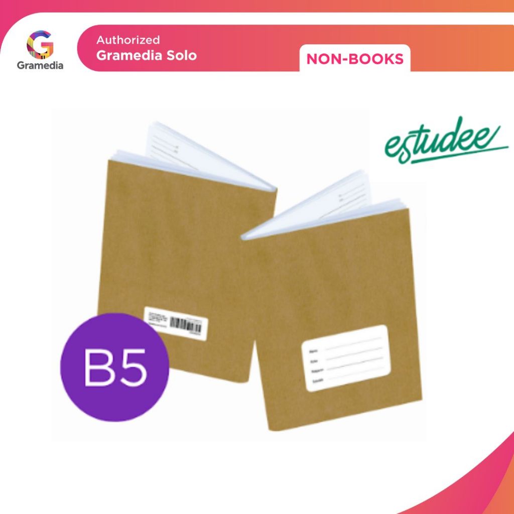 

Gramedia - Estudee K B5 Sampul Coklat Isi 10