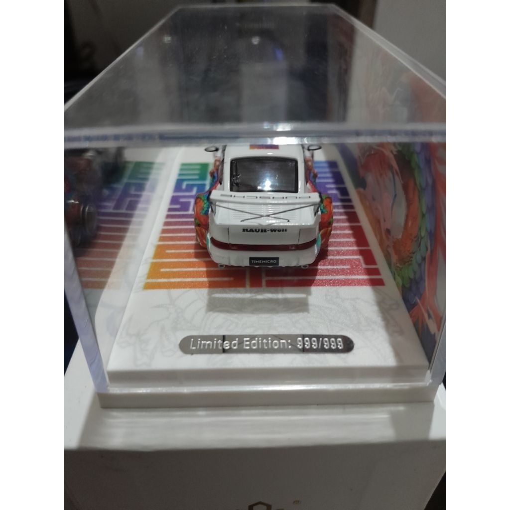 MODERN ART NOMOR SERI 999/999 PORSCHE 946 RWB FORTUNE DRAGON RAINBOW LUCKY