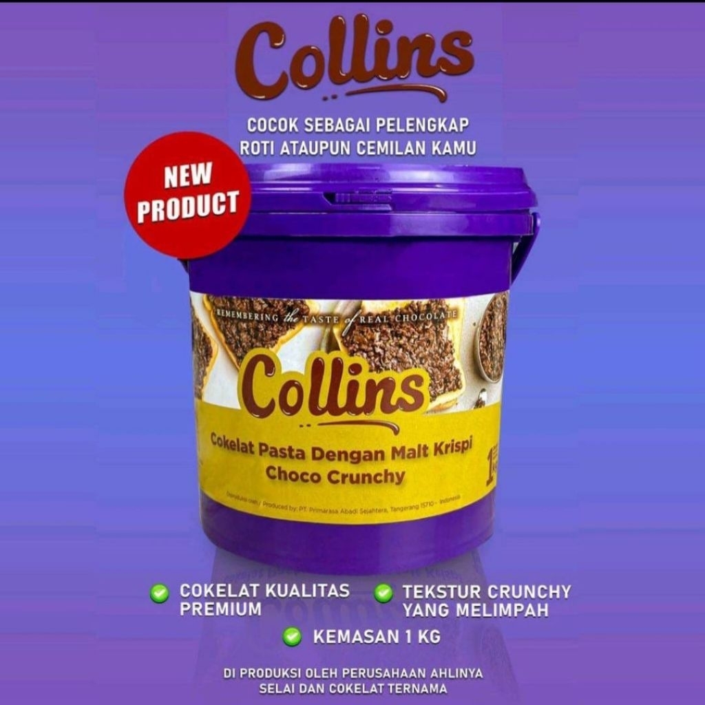 

Selai Coklat Collins Crunchy