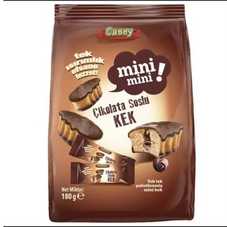 

Casey tek tek paketlenmis mini kek 180gram