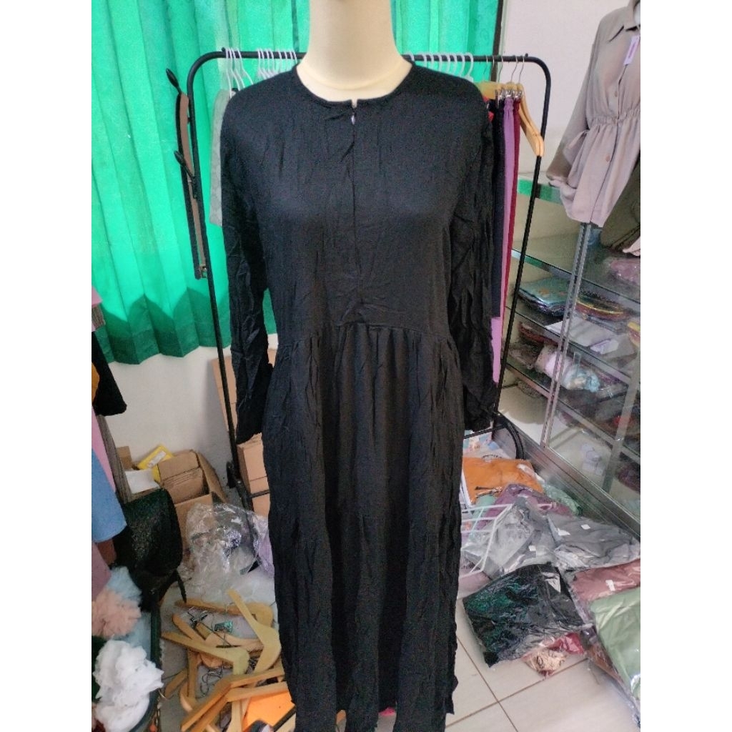 Gamis Dewasa Ld 110 PJ 140 Rayon Twill