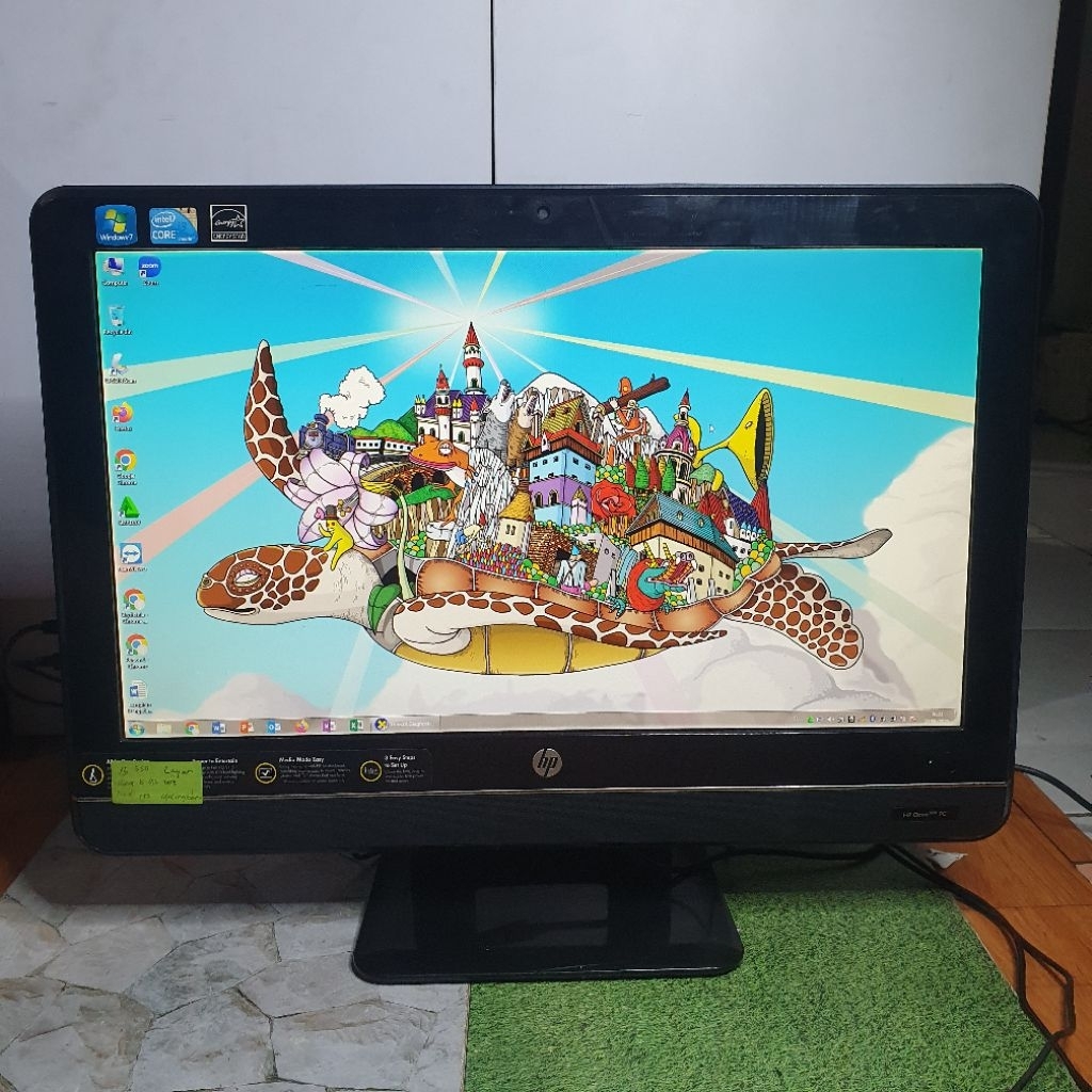 PC ALL IN ONE (AIO) HP 200 SERIES CORE I3-550 RAM 4GB, 5GB HDD 500,1TB SECOND NORMAL