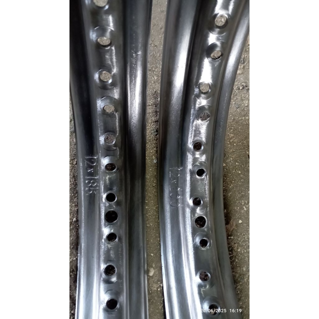 velg jari jari ring 12 satu set lebar 185 200 velg ring 12 velg custum velg motor