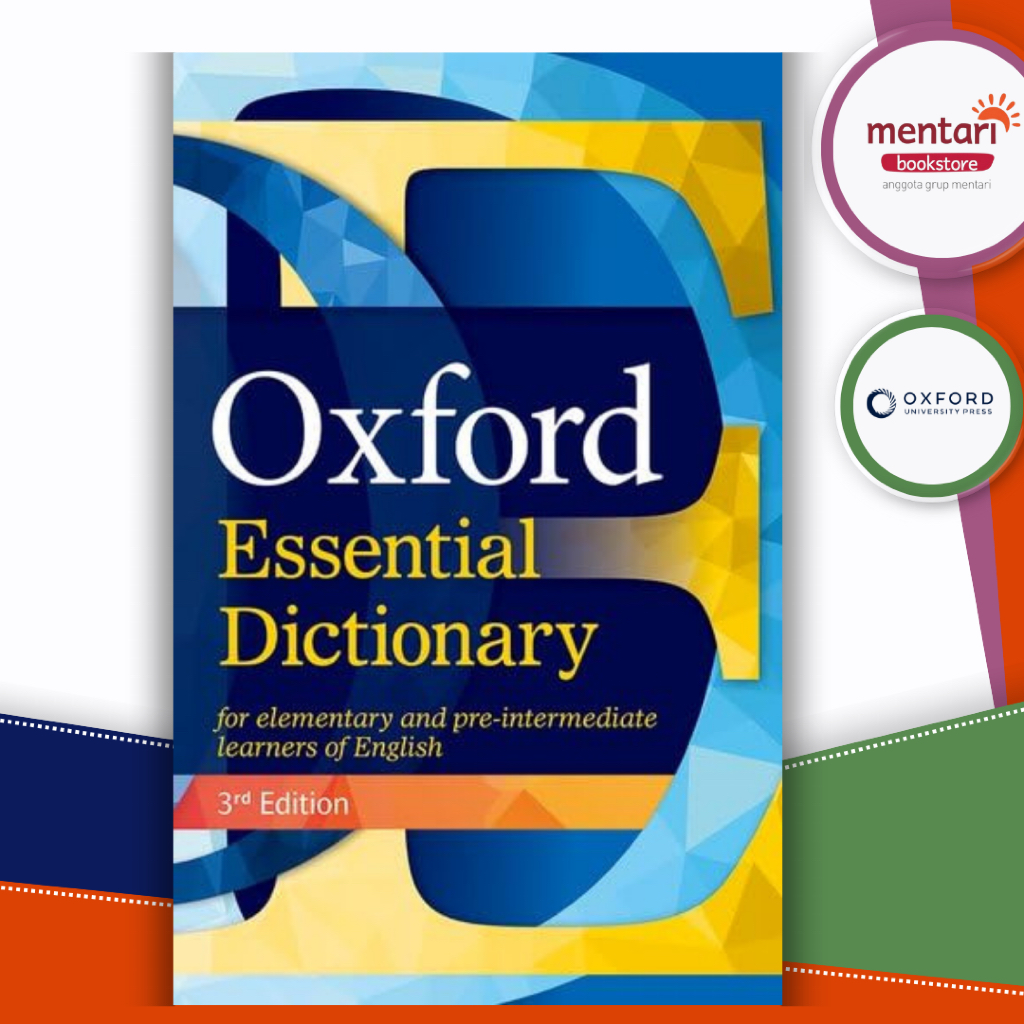 Kamus Oxford Essential Dictionary 3rd Edition Original | Kamus Bahasa Inggris Oxford