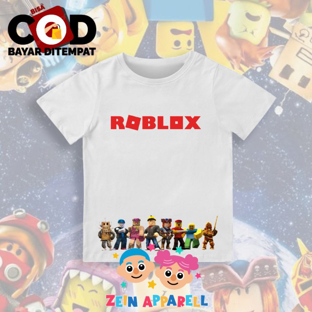 Fashion Anak Roblox / Baju Anak Roblox / Kaos Anak Roblox
