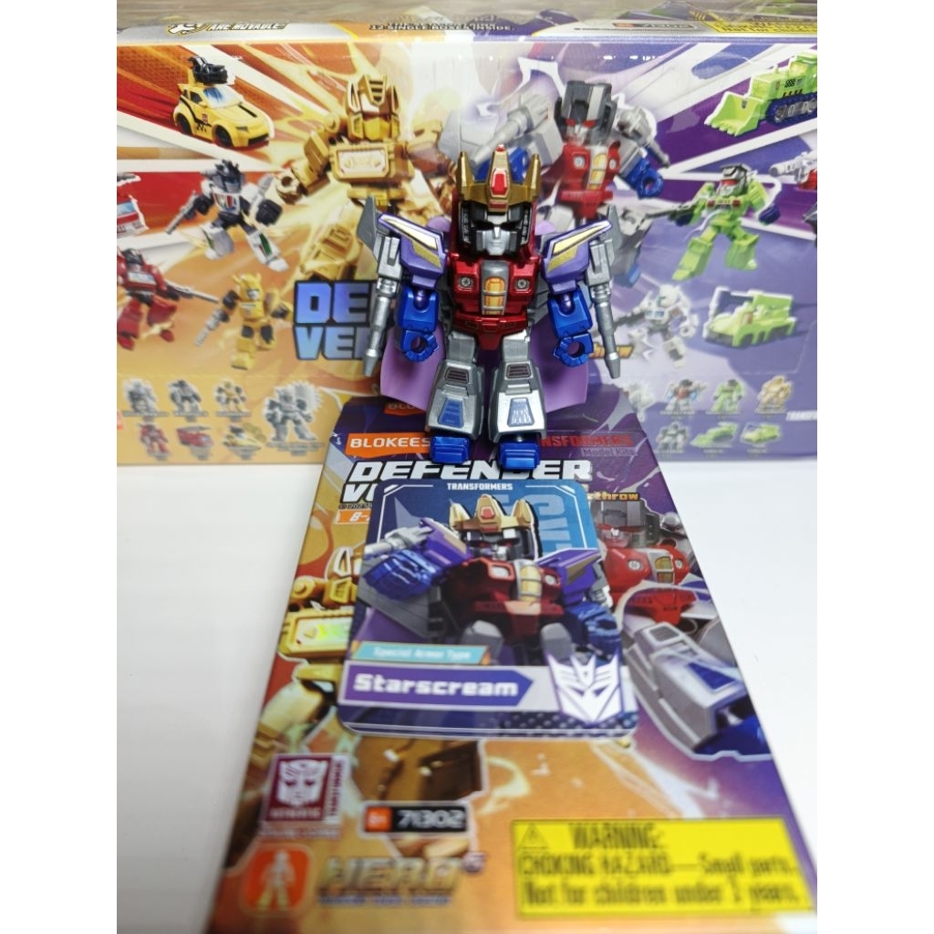 Blokees Transformers l Coronation Starscream l SAT / Secret  l Megatron Fully Armed l SAT / Secret l