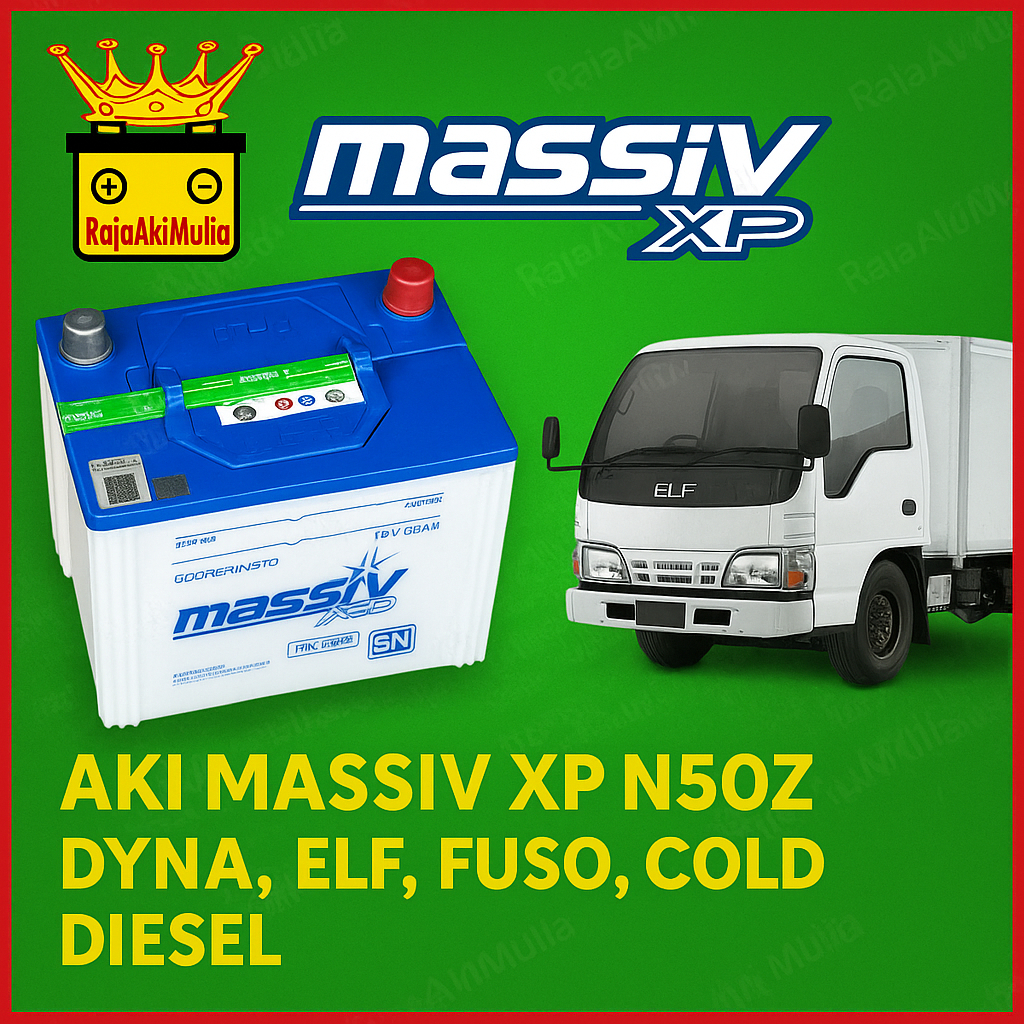AKI MASSIV XP N50Z DYNA, ELF, FUSO, COLD  DIESEL INPR