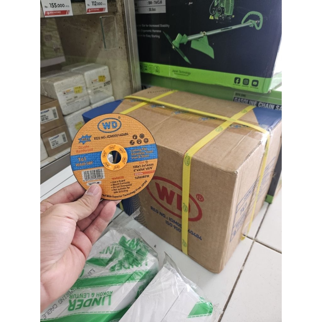 [GROSIR] WD BATU POTONG 4" ASLI T41 WA60SBF / WD CUTTING WHEEL 4"