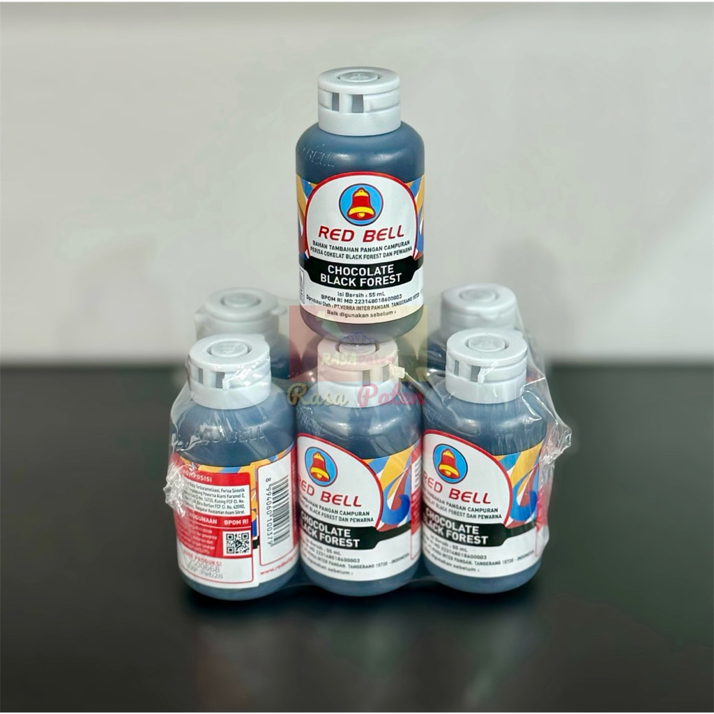 

RED BELL PASTA 55 ml COKLAT BLACKFOREST Halal BPOM RI COD Satuan / Lusinan