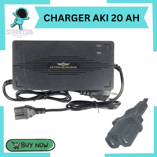 Cas Aki Otomatis? Sepeda Listrik Lead-Acid Battery 48V 20Ah Charger Accu Untuk Sepeda Listrik 48V Ch