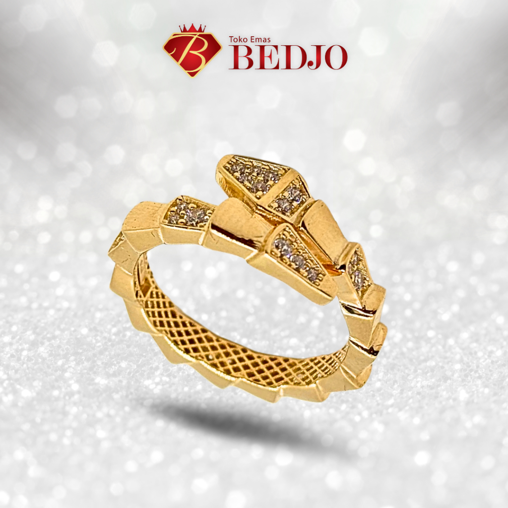 Cincin Emas Serpent Ular Nagin | | Perhiasan Emas Cincin Ring | Jewelry Ring Gold Serpent Slytherin