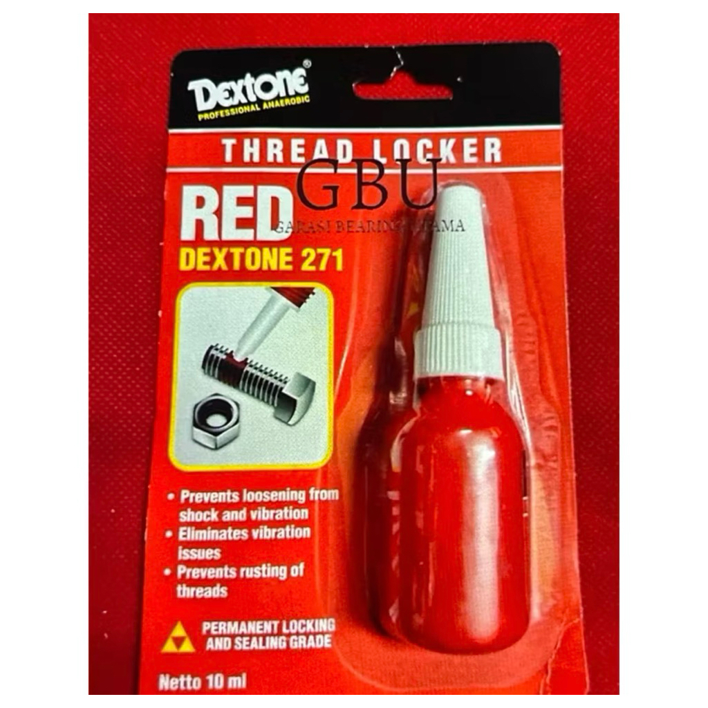 

Lem baut Dextone Thread Locker 271 10ml ( Minimal pembelian 12pc )