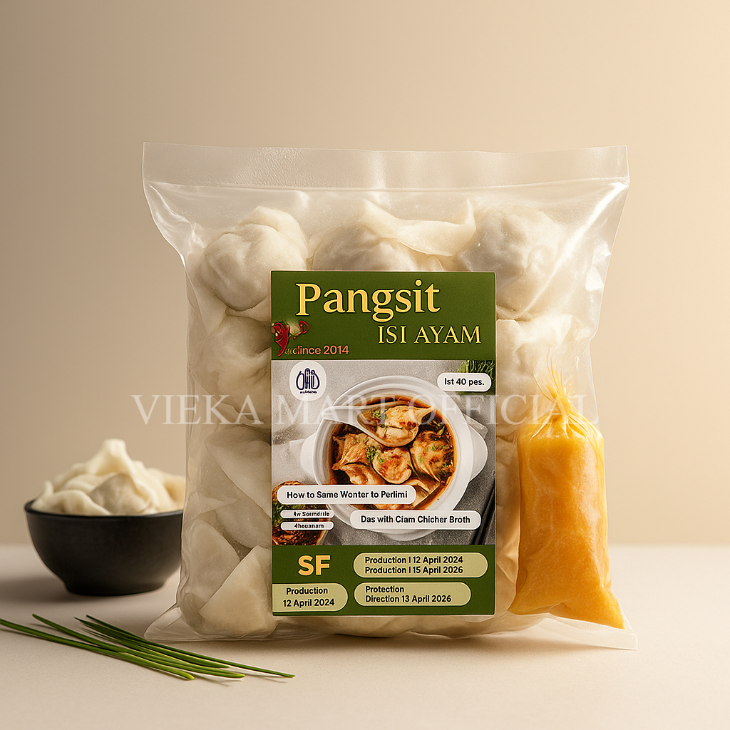 

Pangsit Wonton Premium Isi Ayam Premium