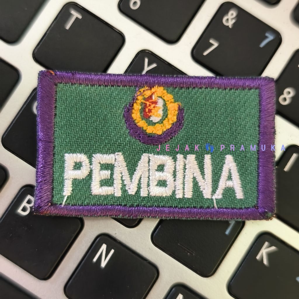 badge bordir tanda kualifikasi pramuka pembina siaga