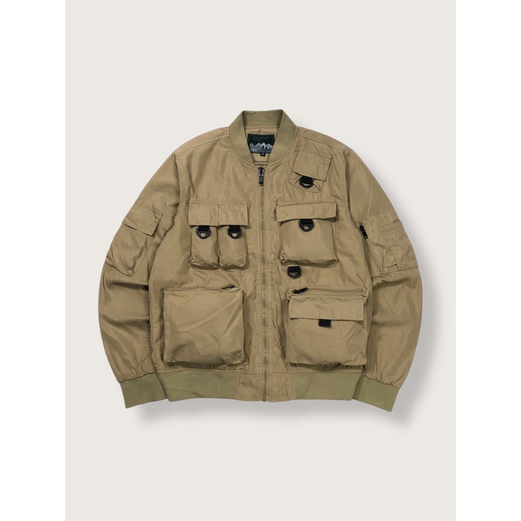bomber tactical multipocket jacket