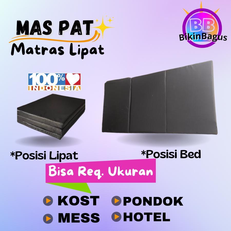 Maspat Matras Lipat Kasur Lipat Tahan Air Mudah dibersihkan Kulit Oscar 150cm