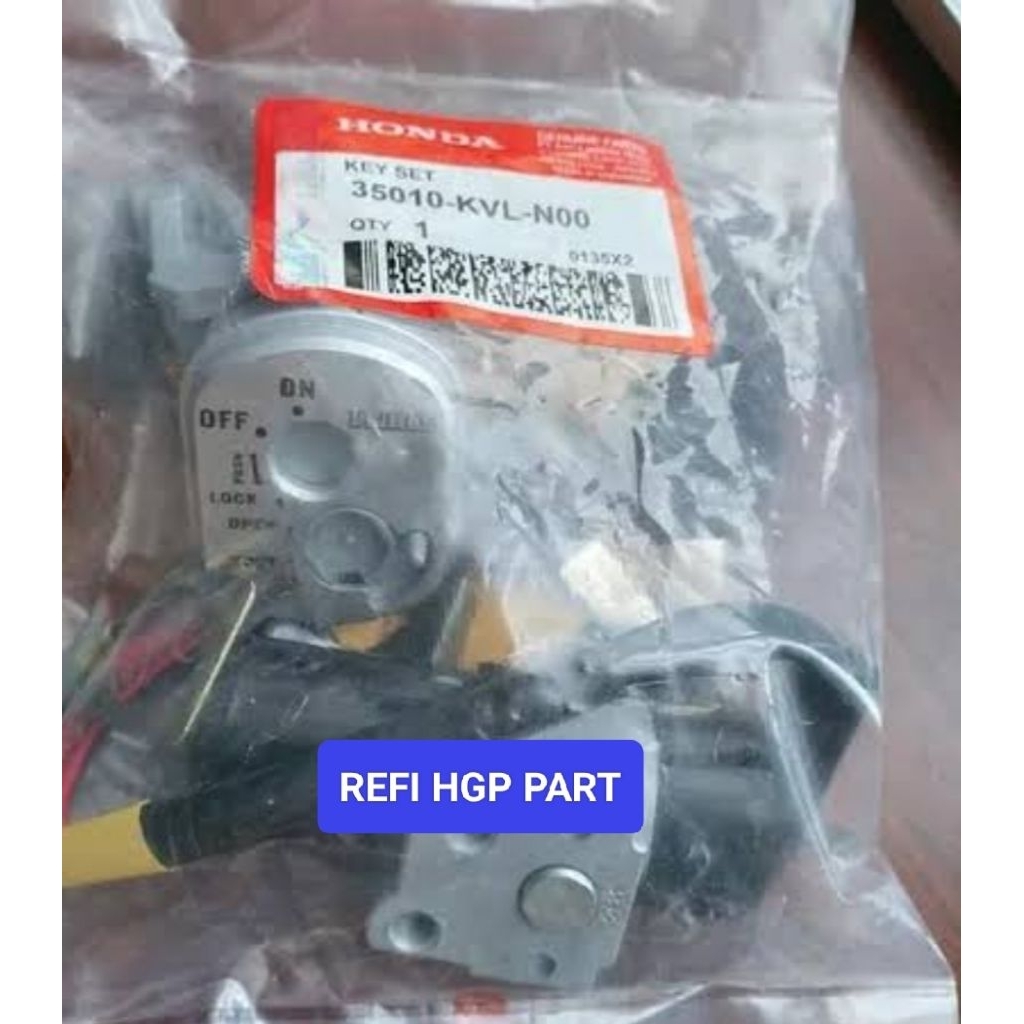 35010-KVL-N00 HGP AHM 100% ORIGINAL KEY SET KUNCI KONTAK SUPRA 125 KARBURATOR 35010KVLN00