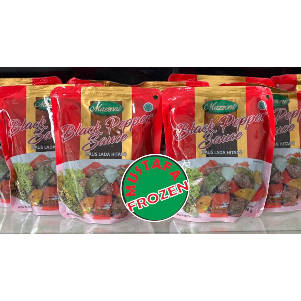 

Mazzoni Blackpapper Sauce 250gr