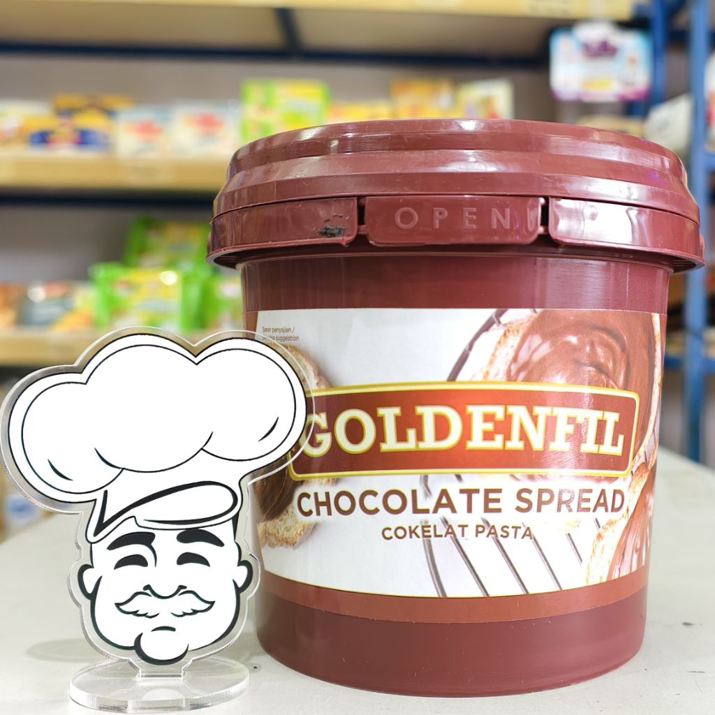 

Goldenfil Chocolate Spread 1Kg / Selai Coklat Goldenfil 1Kg / Cokelat Pasta Goldenfil 1Kg
