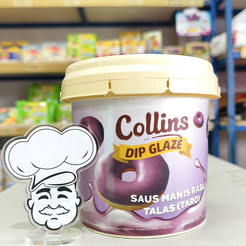 

Collins Glaze Taro 1Kg / Topping Donat Taro / Dip Glaze Taro Collin