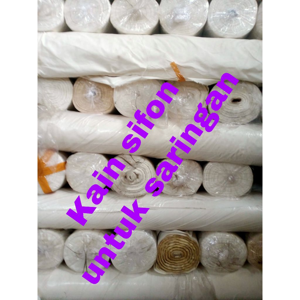 kain sifon untuk saringan kecap tahu teh kopi susu kedelai dsbnya