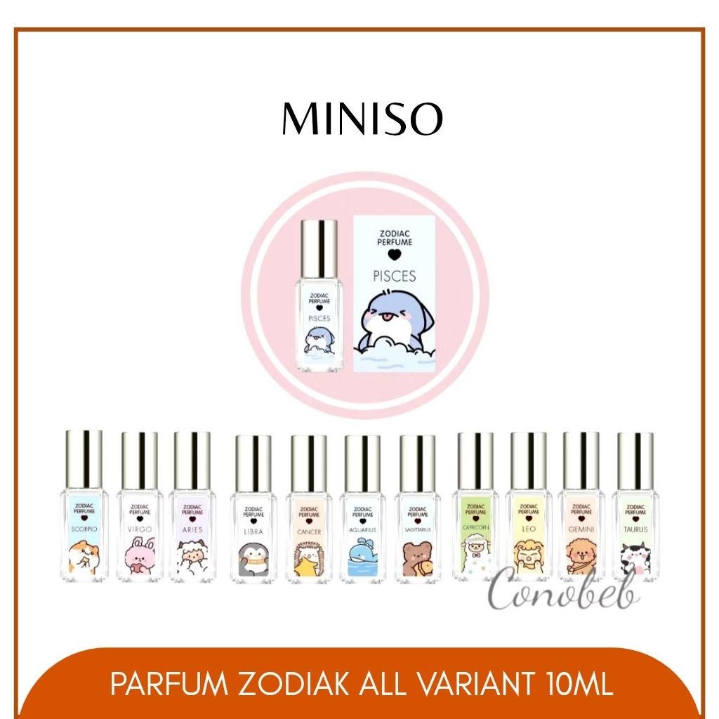 Miniso Zodiac Perfume Miniso Parfum Zodiak 10ml