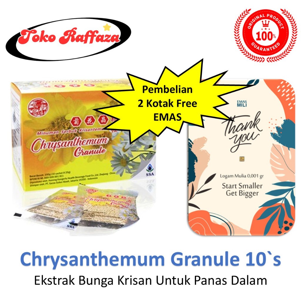 

Chrysanthemum Granule Teh Herbal Minuman Untuk Panas Dalam SSA