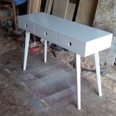 meja rias kayu 40x110x75/meja rias minimalis kayu jati belanda