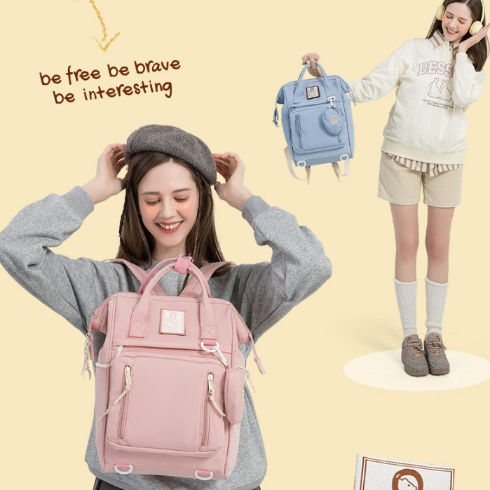 Termurah Ready Fashion Korea Style Tas Ransel Sekolah Cewek Tas Sekolah Multifungsi Tas Sekolah