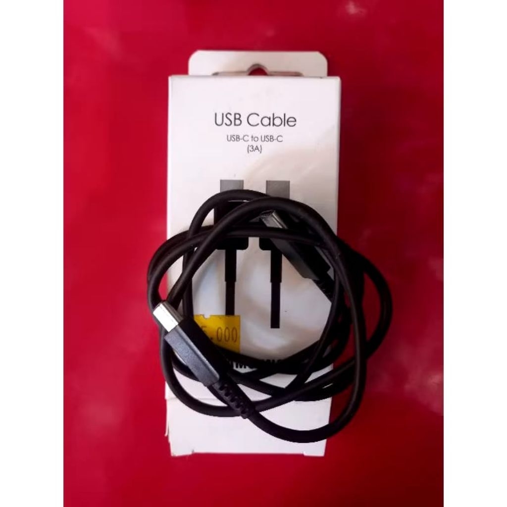 Kabel Cas Ori Samsung Type C to C