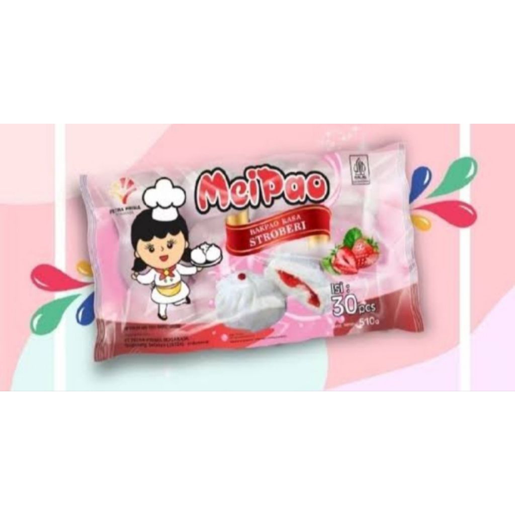 

MEIPAO STRAWBERRY ISI 30 PCS