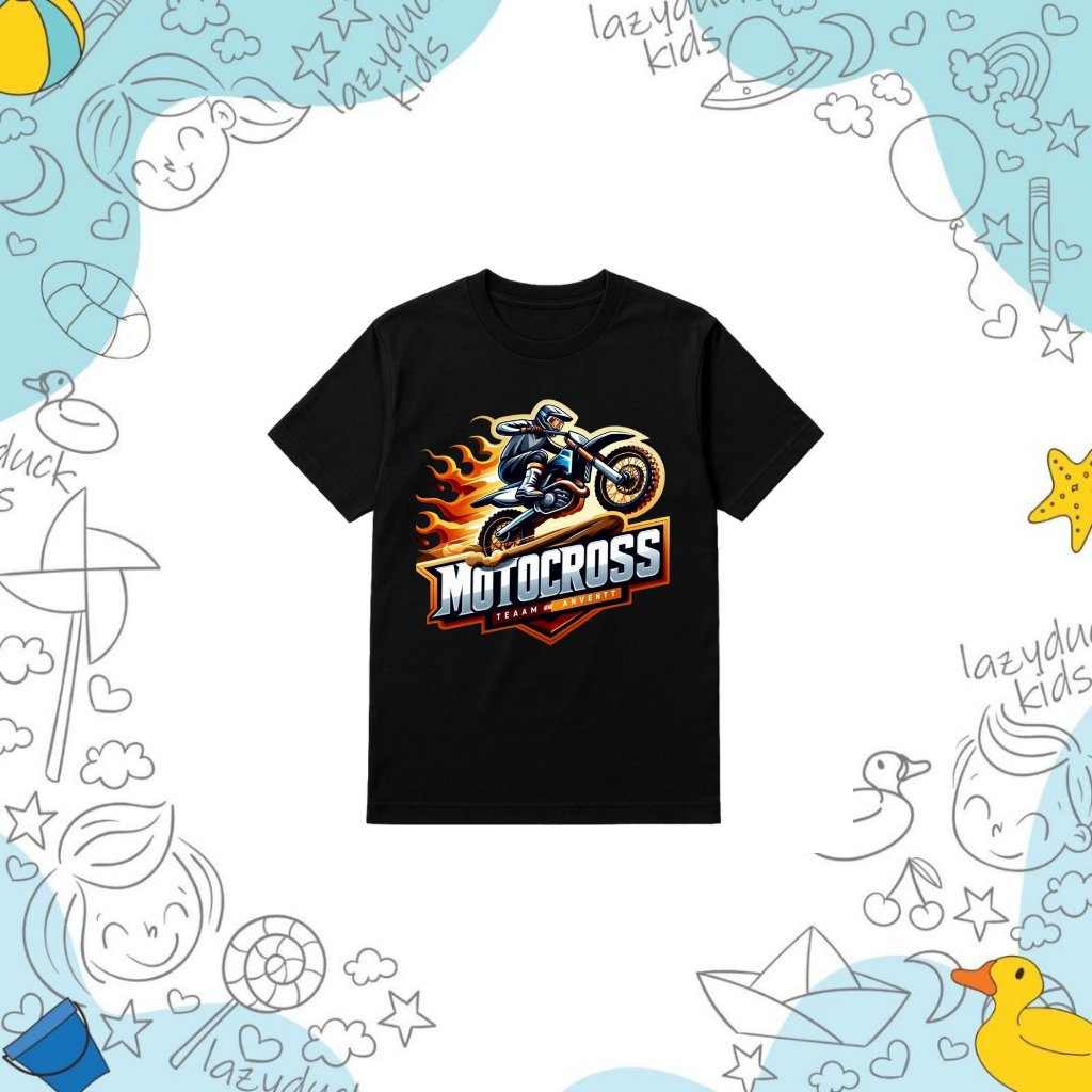 KAOS ANAK LAKI LAKI MOTOCROSS UMUR 1-10 TAHUN | BAJU ANAK LAKI LAKI MOTOR KEREN