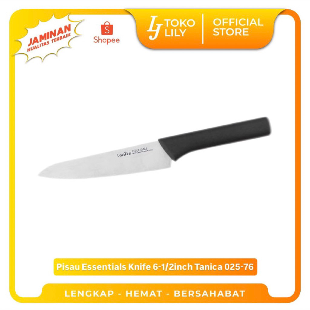 Pisau Dapur Stainless Serbaguna Essential Knife 6 1/2” Tanica 025-76